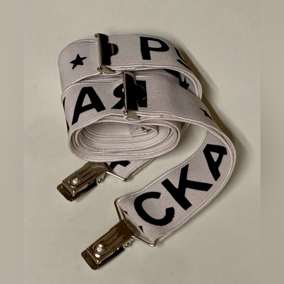 1980s Vintage Soviet Era Russian PYCCKAR Elastic Adjustable Adult Suspenders - Picture 14 of 16